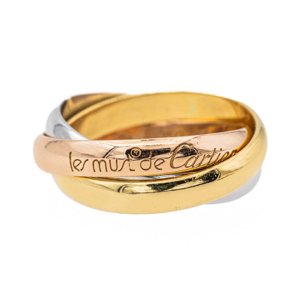 Cartier Alliance Trinity Ring Pink gold – Castafiore