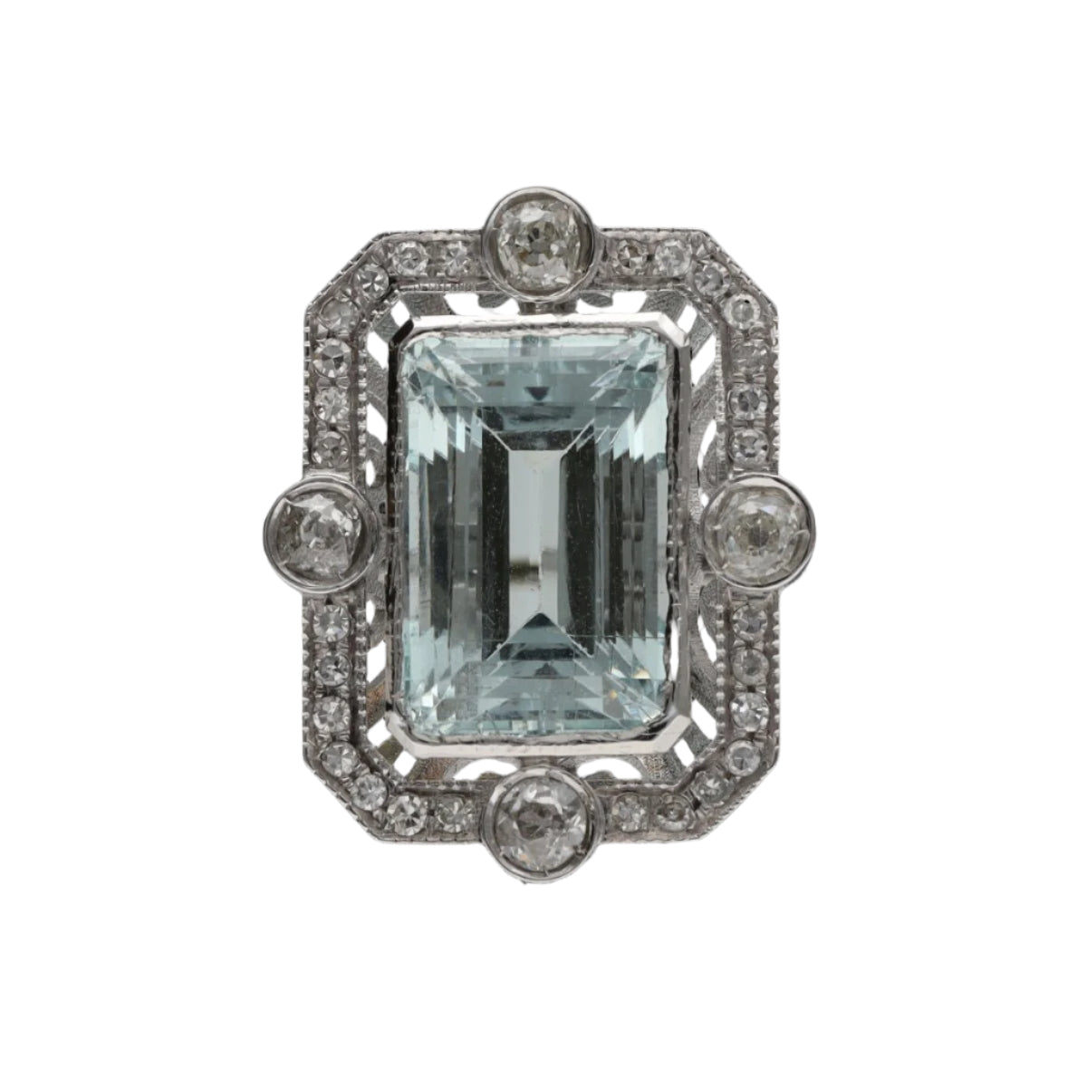Bague En Argent Taille 55 - Occasion Sans Marque