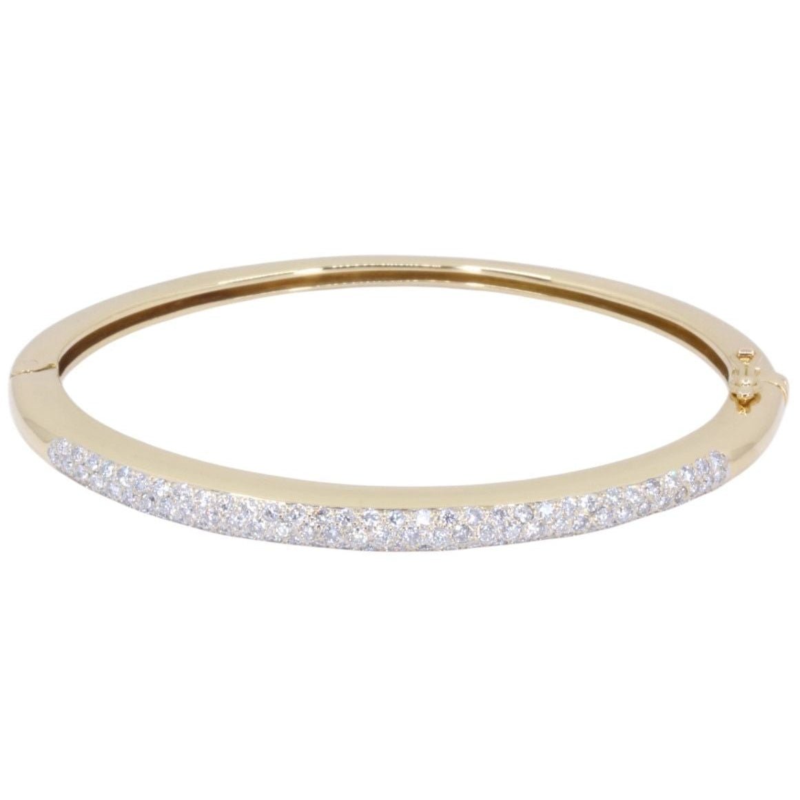 Bracelet Jonc En Or 18 Carats - Modèle Ouvrant - Occasion à Prix Intéressant