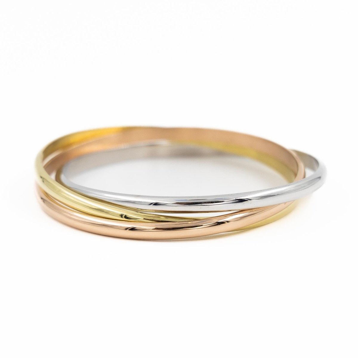 Bangle bracelet in three golds – Castafiore