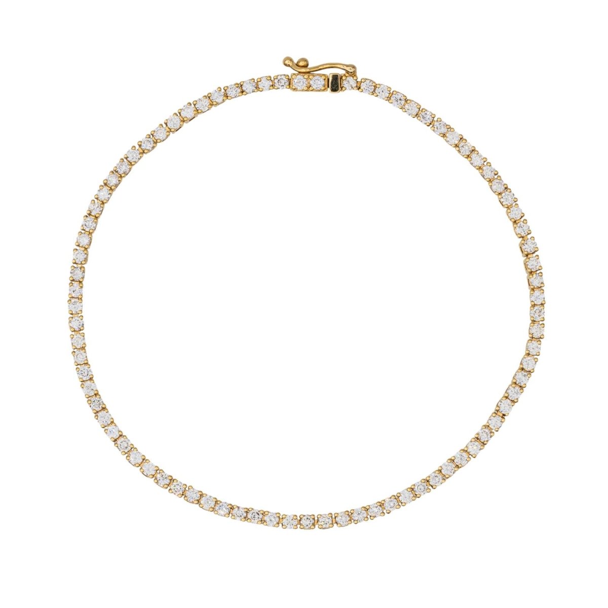 Bracelet Ligne Or jaune Diamant – Castafiore1