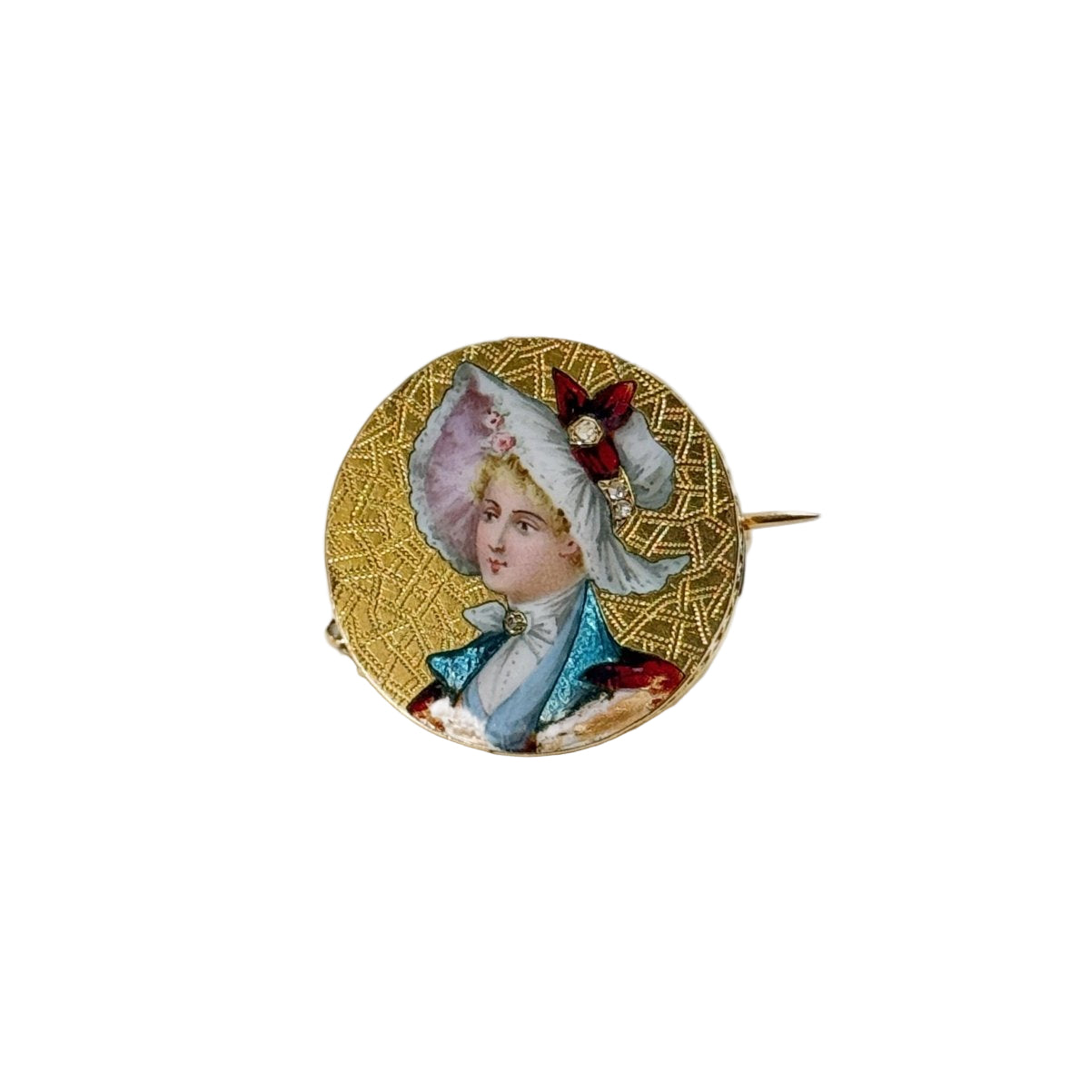 Jolie Broche Femme Vintage - élégance Rétro, Pièce Unique D'occasion