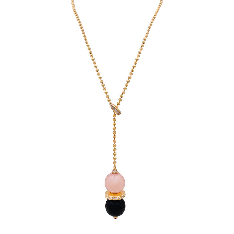 Rose Gold Necklace Tiffany Onyx Necklace Rose Gold Cartier Opal