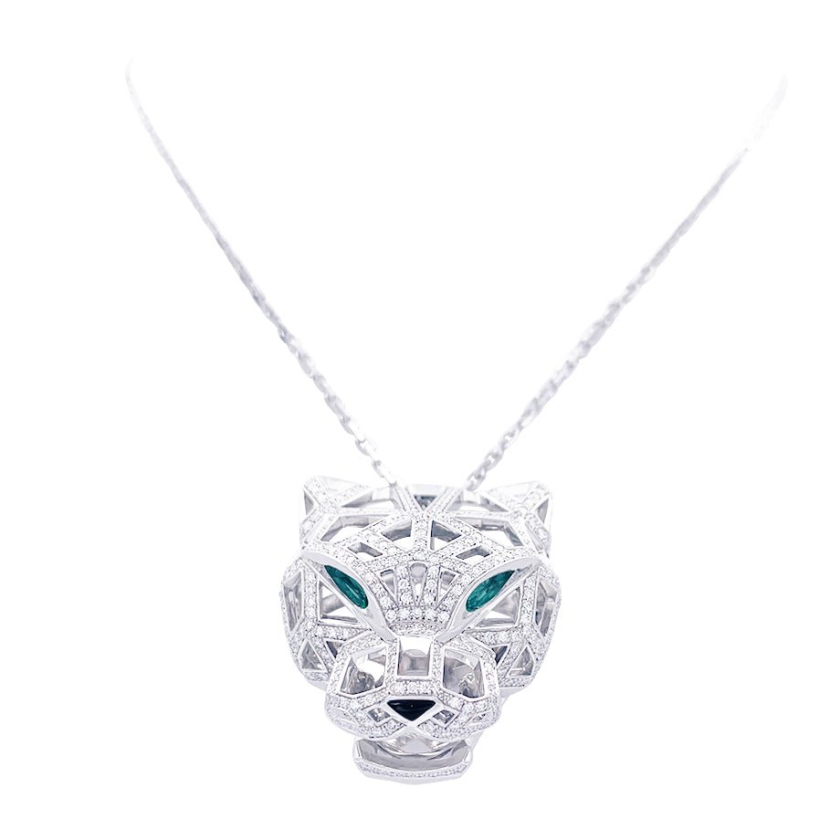 Cartier necklace, “Panthère de Cartier”, white gold, diamonds