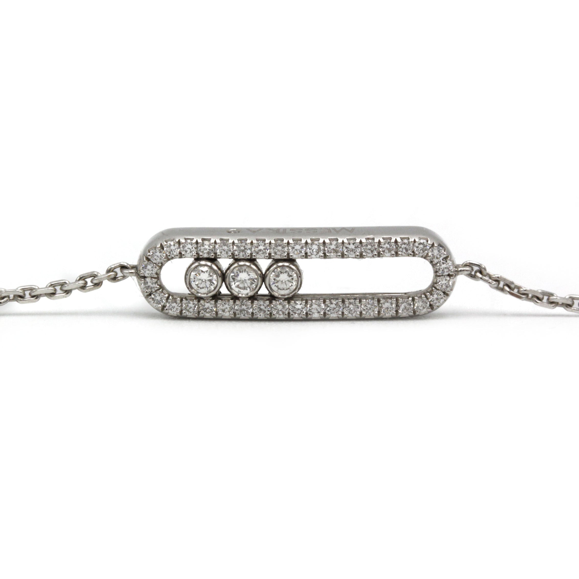 MESSIKA “Baby Move” bracelet in white gold – Castafiore