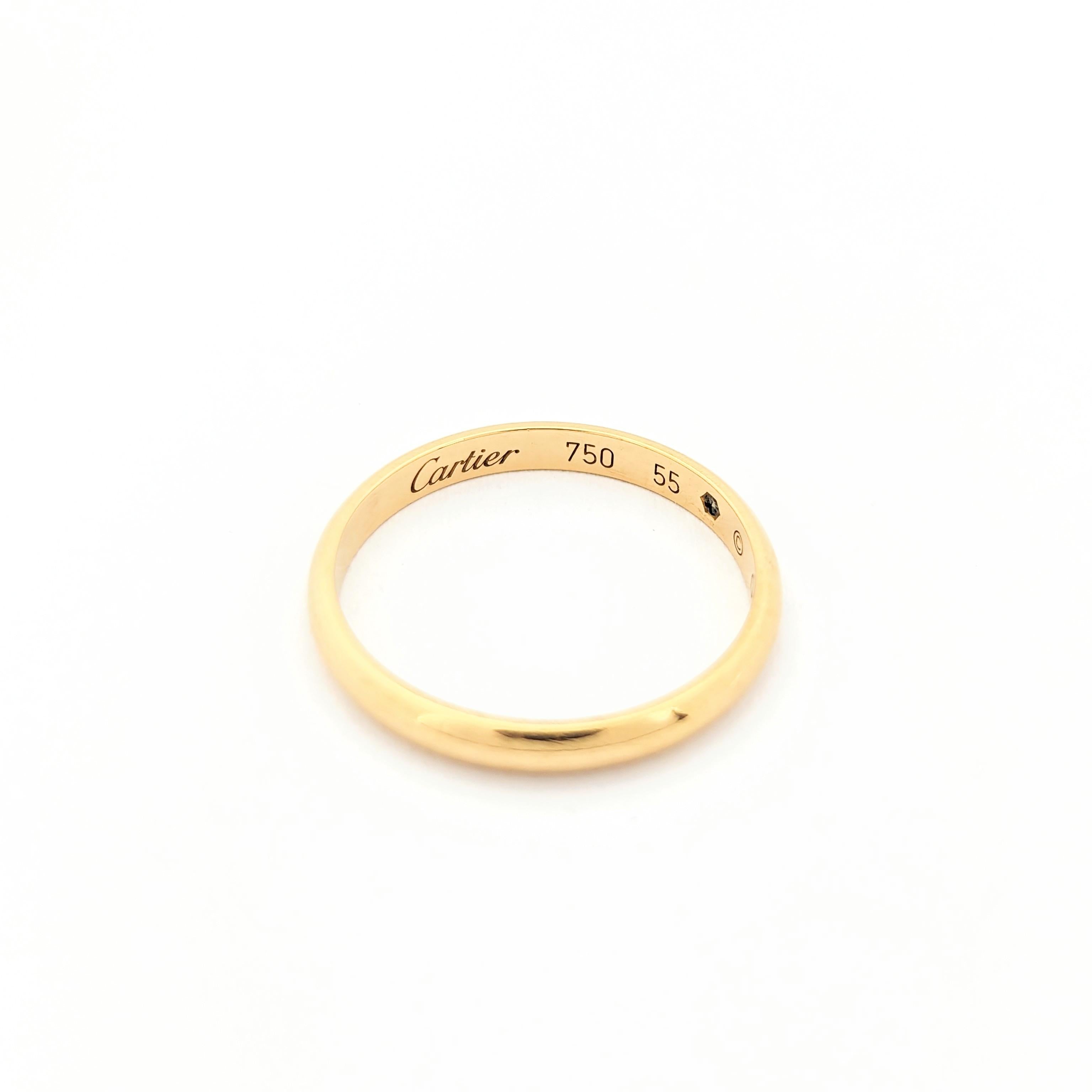 Cartier 1895 wedding ring in yellow gold – Castafiore