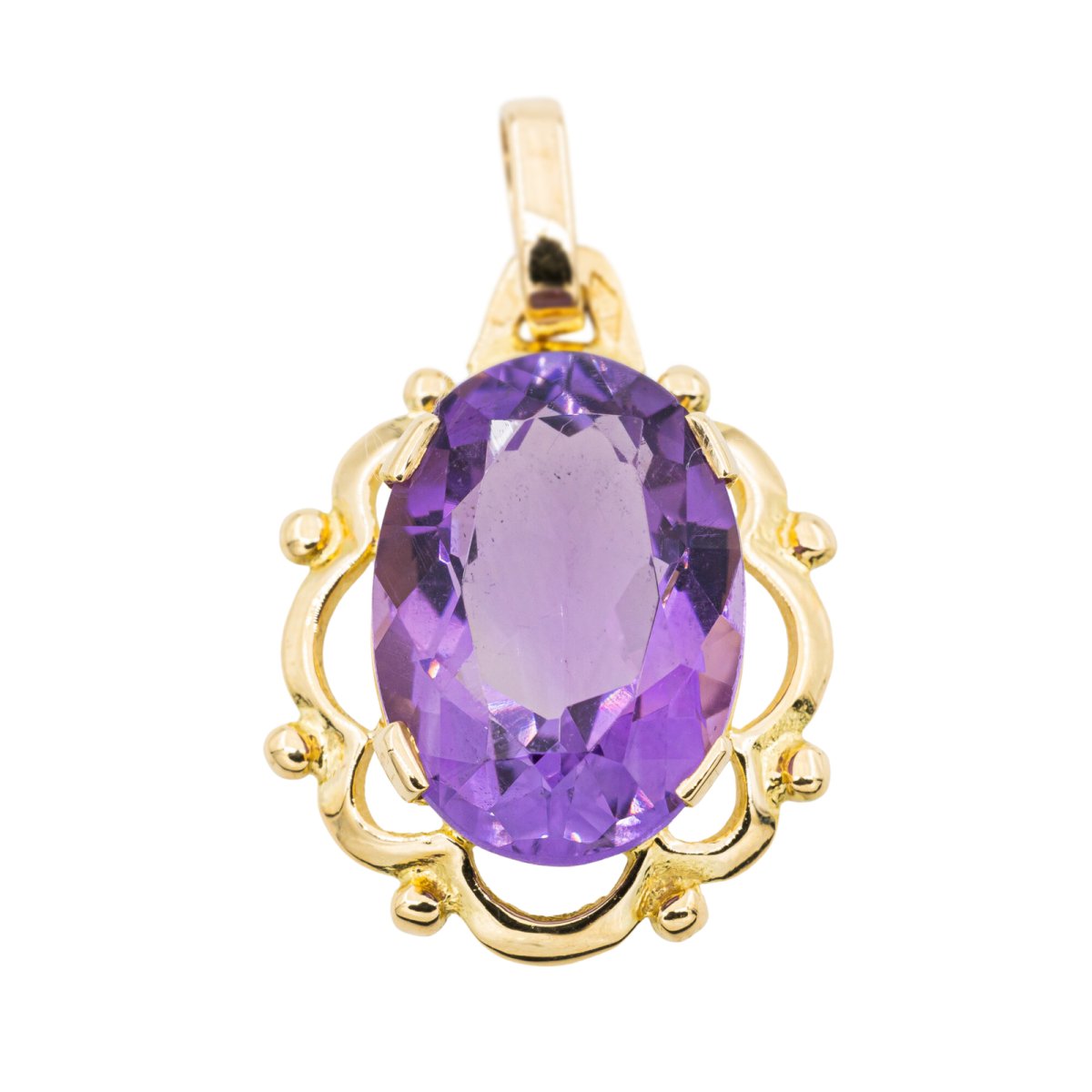 Bague Betsy - Doré Or Pierre Améthyste