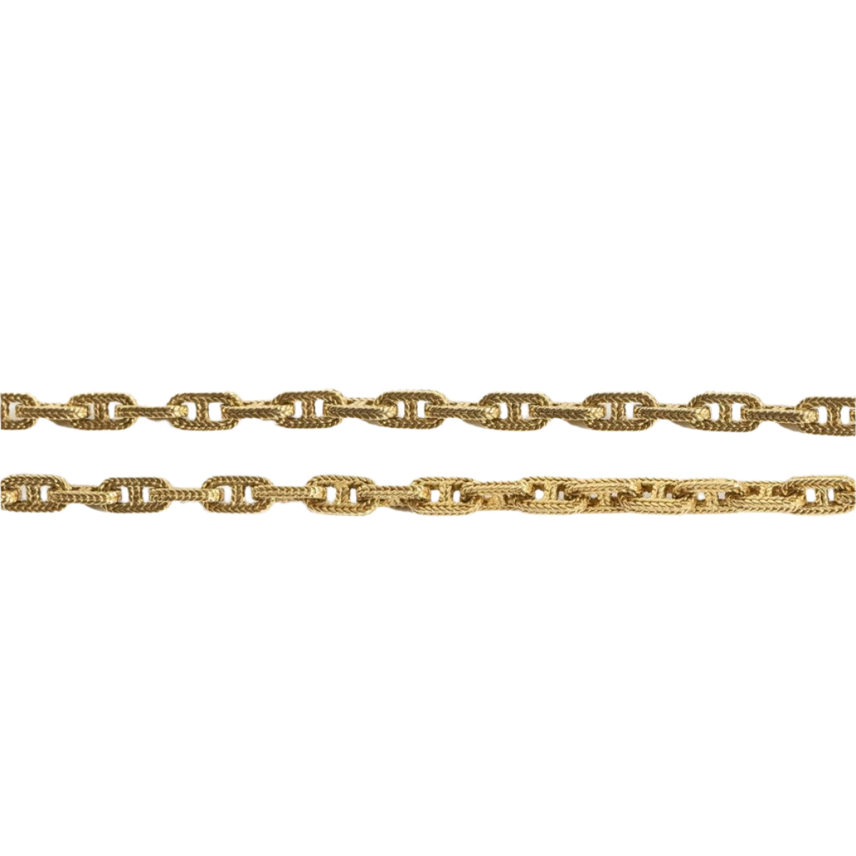 Collier Chaîne Ancre Or 750 Rouge 2,7mm - Longueur 45cm, Unisexe, Neuf Avec étiquettes