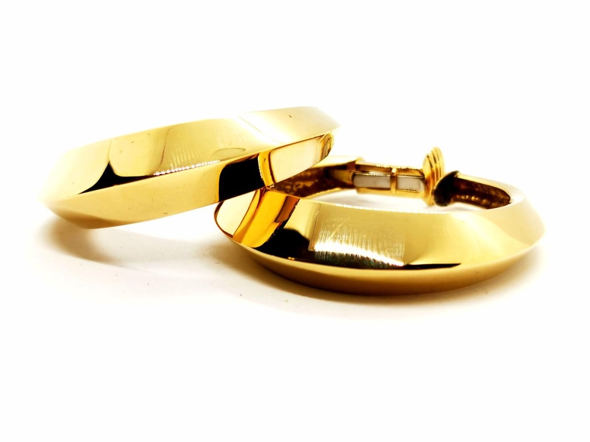 Boucles d'oreilles Cartier Trois ors 409671 d'occasion | Collector Square Boucles d'oreilles Cartier Trois ors 409671 d'occasion | Collector Square