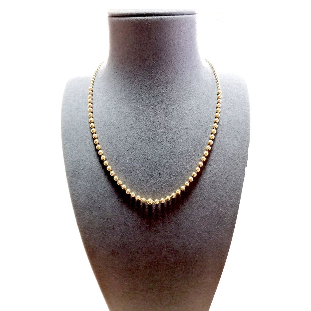 Collier Marseillais En Or Jaune 18 Carats - Longueur 40 Cm - Occasion, Bijou Traditionnel