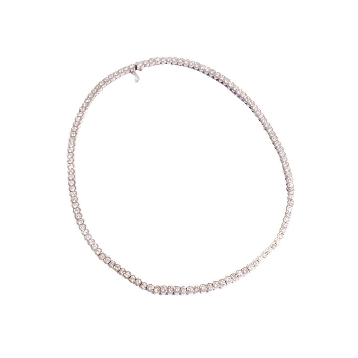 Choker necklace in white gold and diamonds – Castafiore