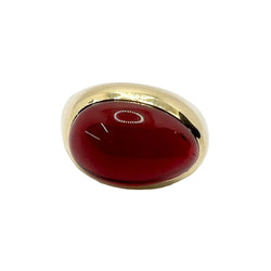 Bague Dôme POMELLATO en or jaune et grenat