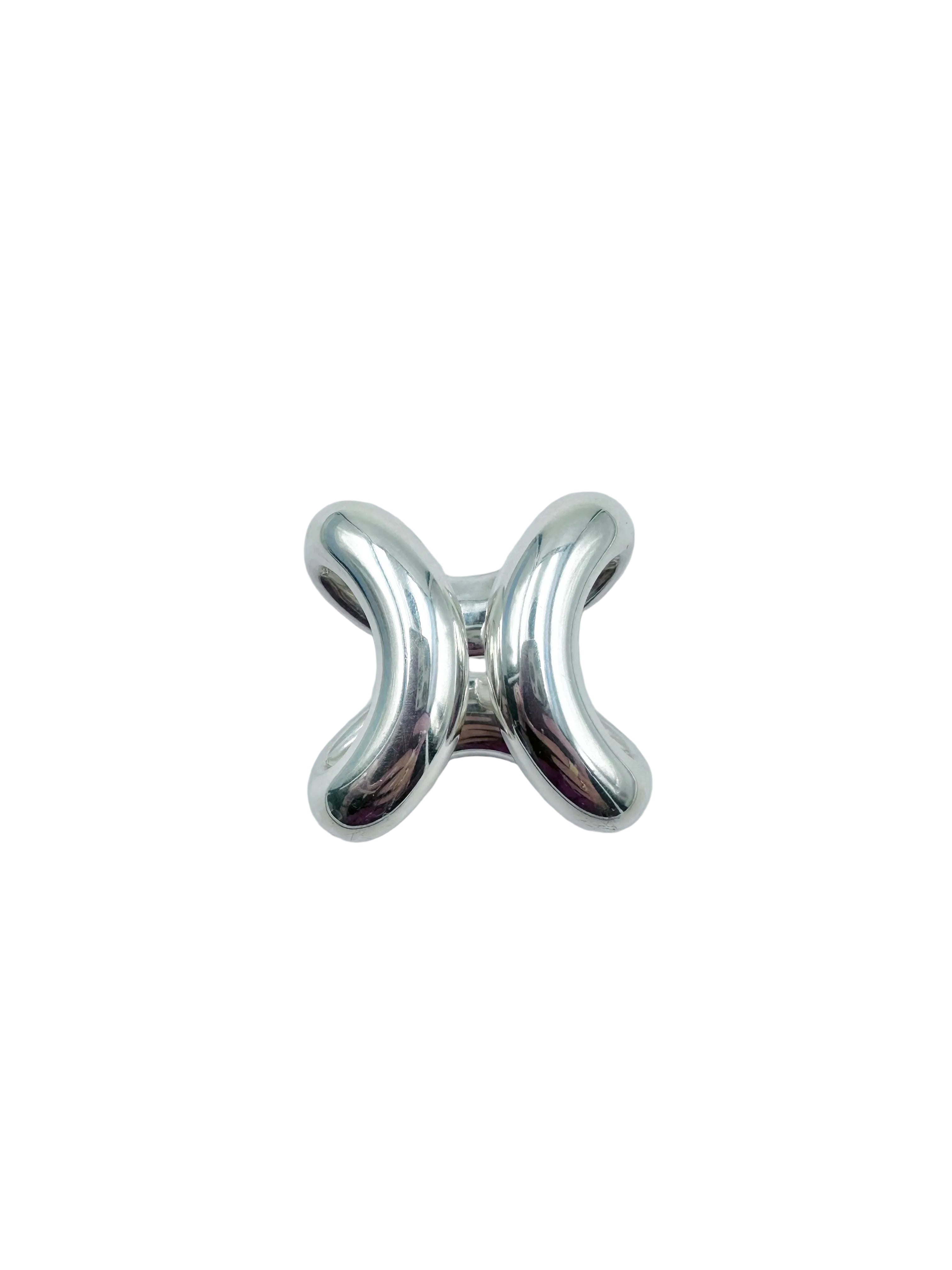 Collier Pendentif HERMÈS "Lima" en argent