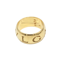 Bague Bandeau BULGARI "Monologo" en or jaune