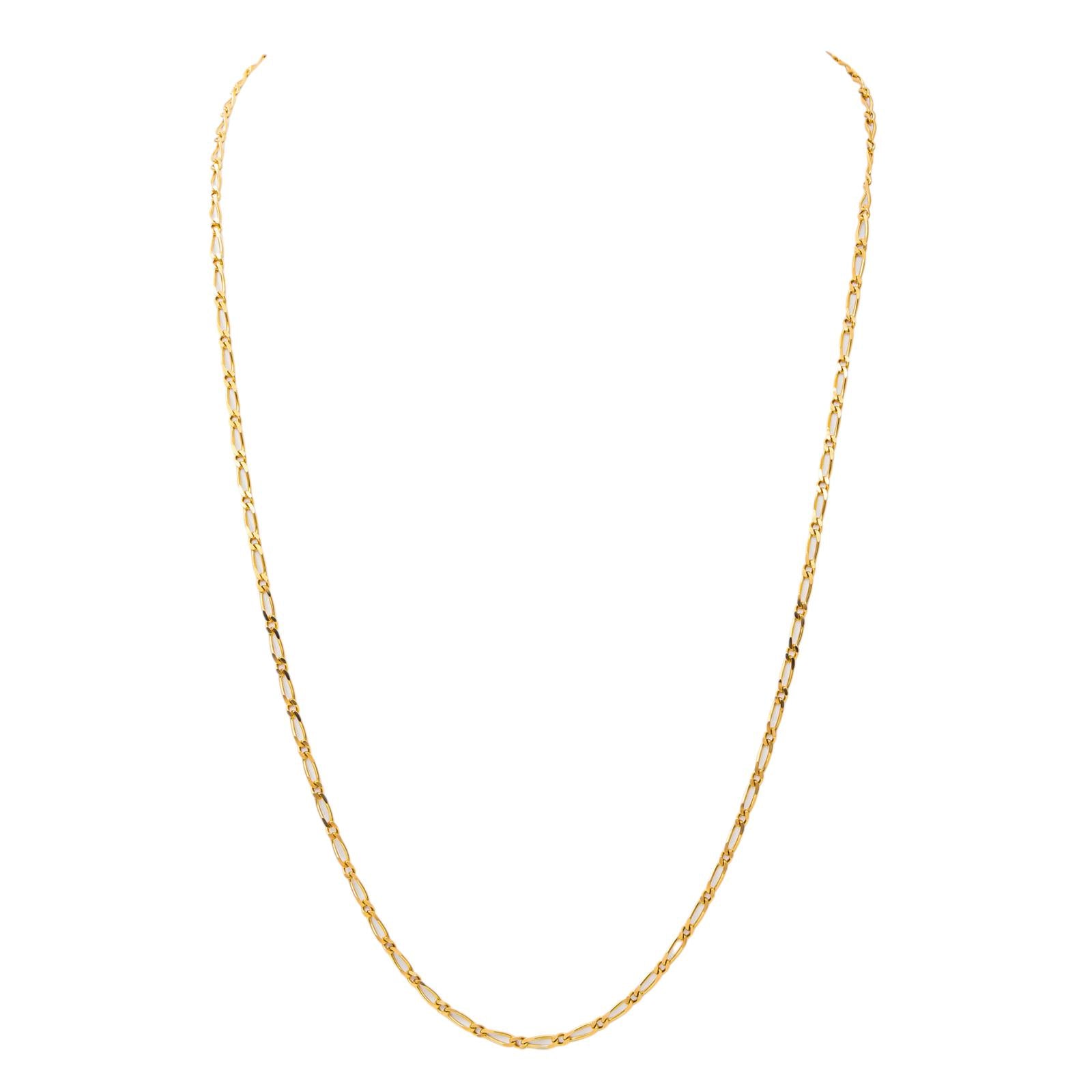 Collier Maille Figaro Or jaune