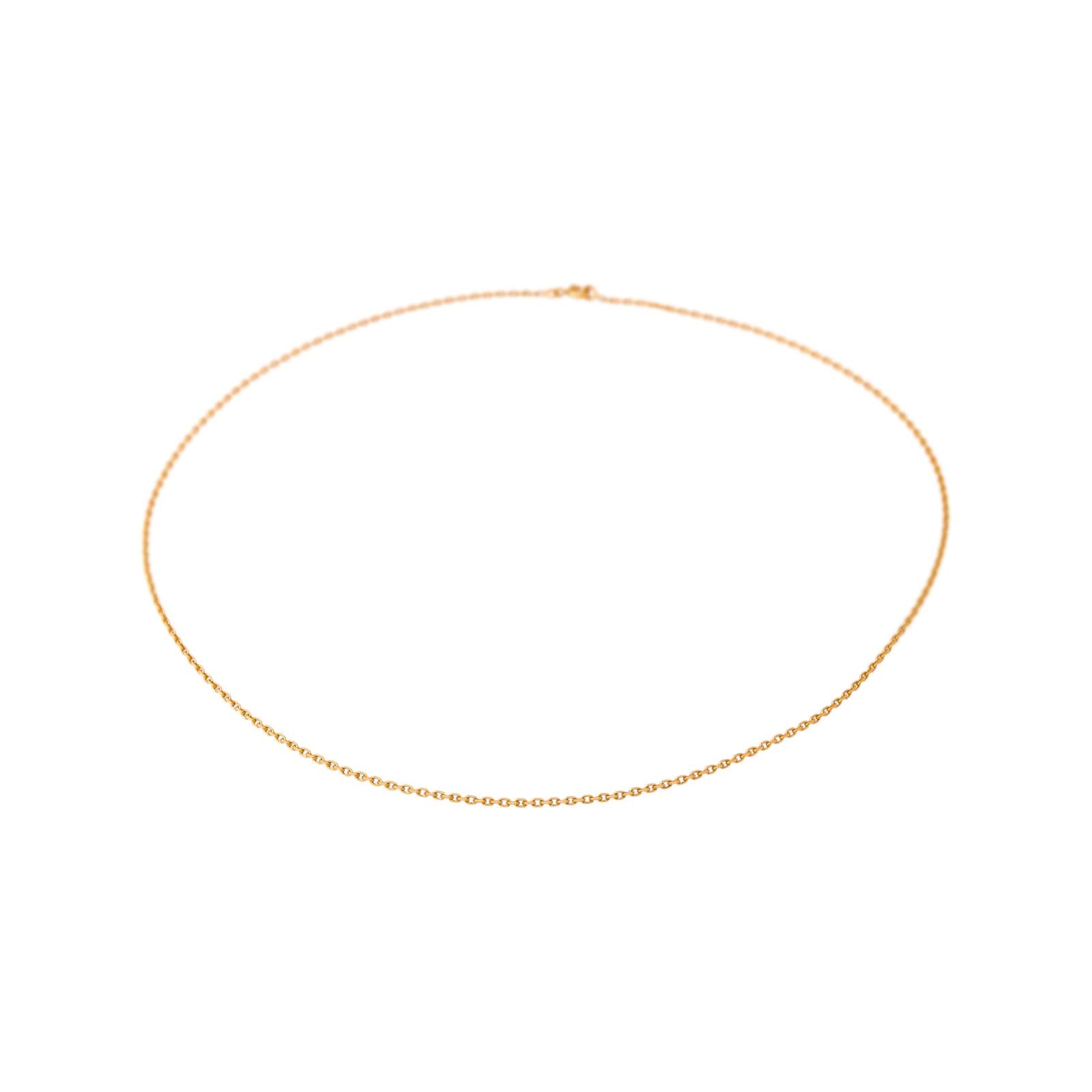 Collier Maille forçat Or jaune