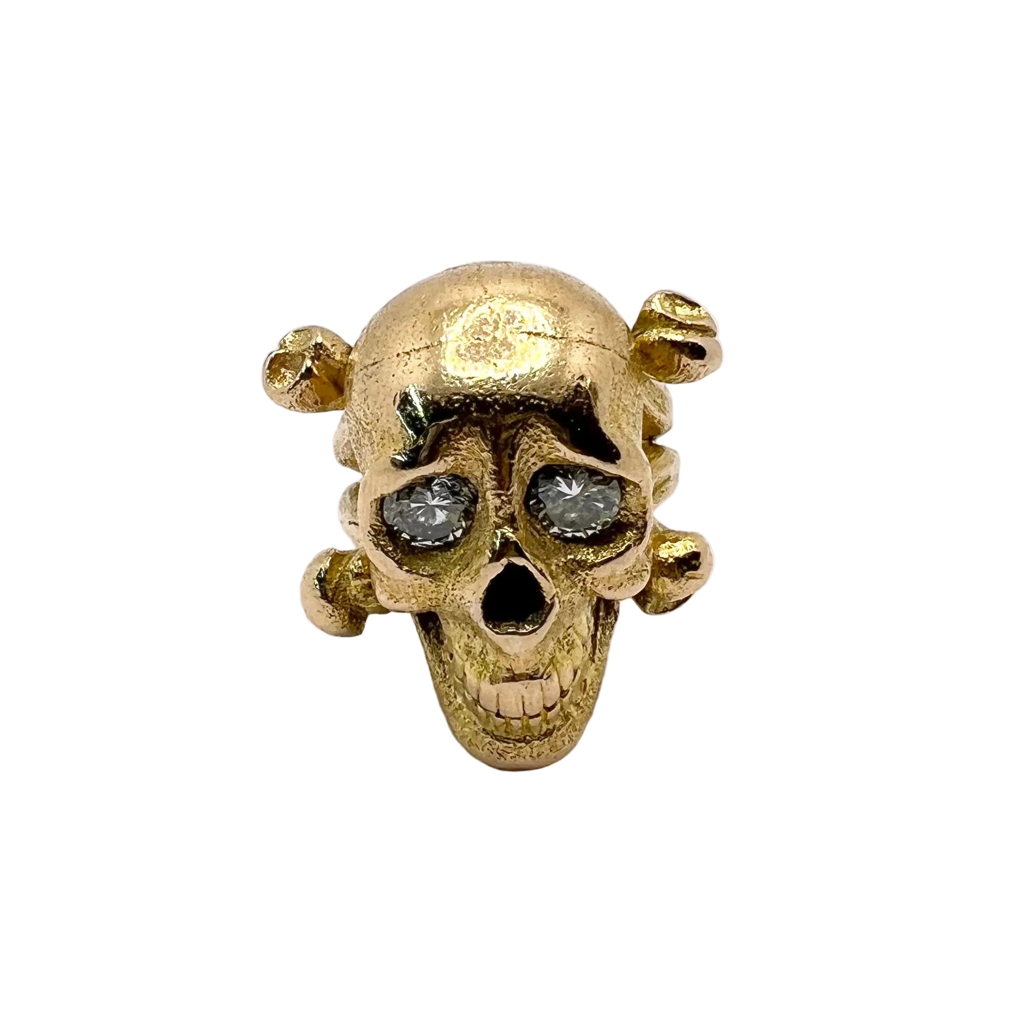 Bague en or jaune et diamants