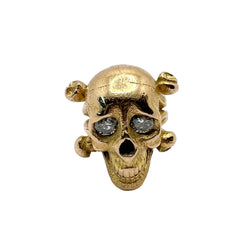 Bague en or jaune et diamants