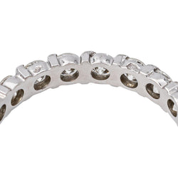 Bague Alliance américaine Or blanc Diamant