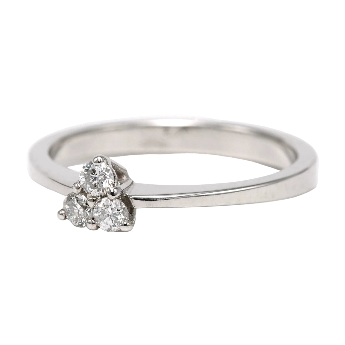 Bague Trilogie en or blanc et diamants