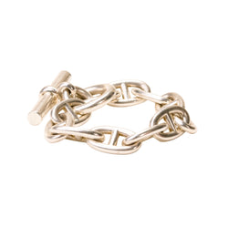 Bracelet Maille HERMÈS "Chaîne d'Ancre" en argent