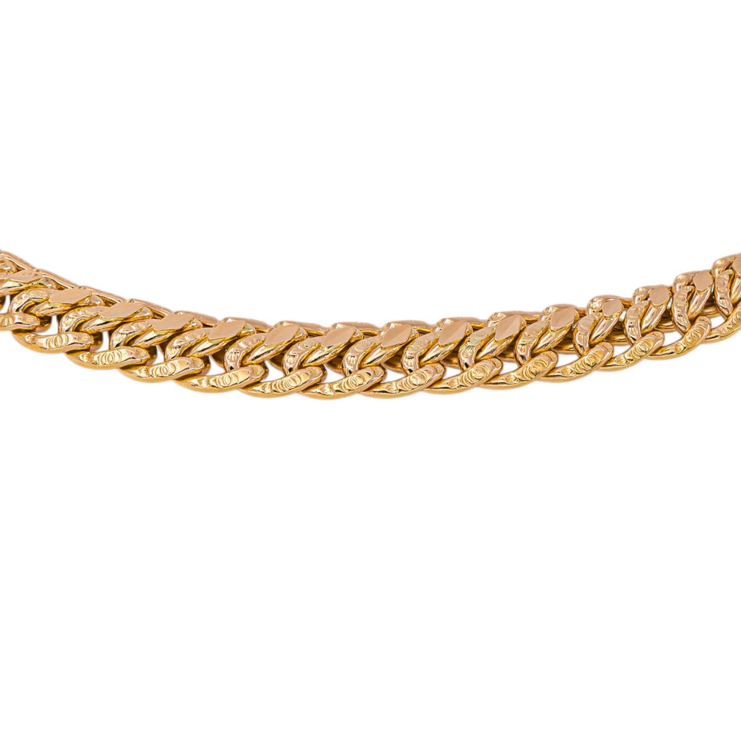 Collier Maille Russe Or rose