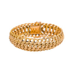 Bracelet Maille américaine Or rose