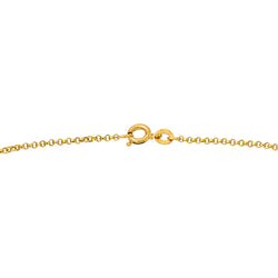 Collier maille Forçat Or jaune