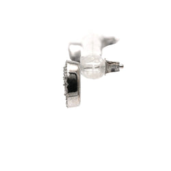 Boucles d'oreilles Puces en or blanc et diamants