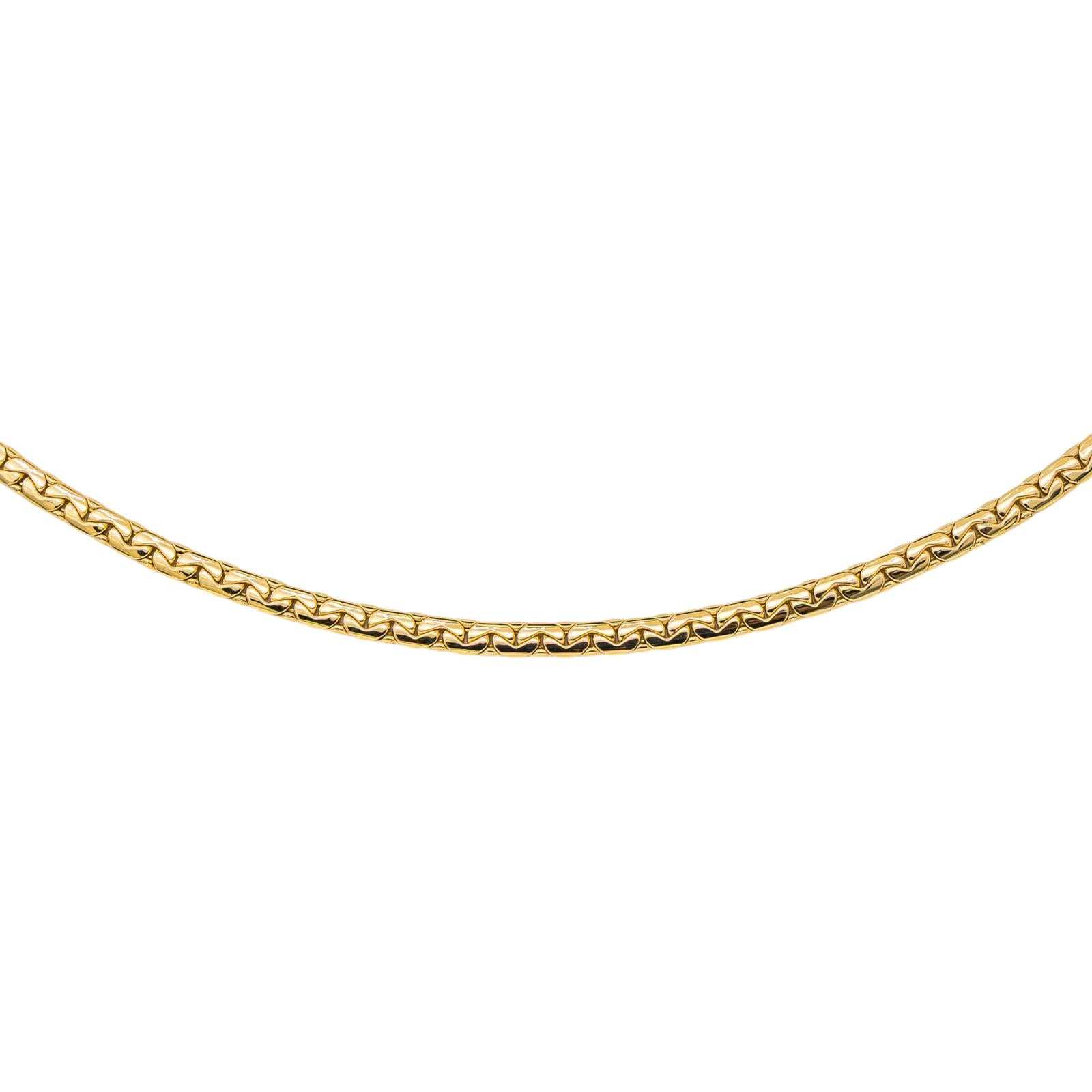 Collier Maille haricot Or jaune