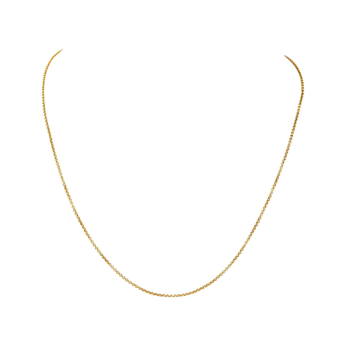 Collier maille Forçat Or jaune