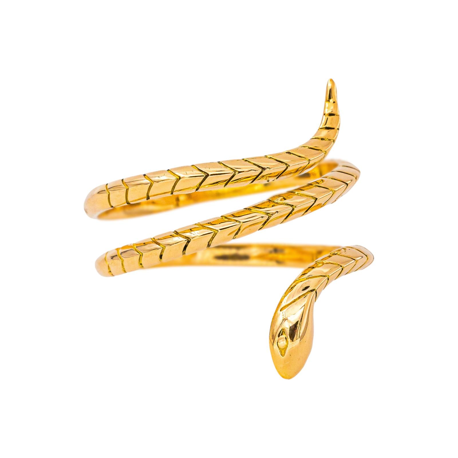 Bague Serpent Or jaune