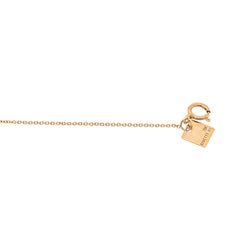 Collier Pendentif GINETTE NY "20" en or rose et diamants