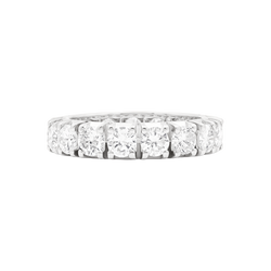 Bague Alliance en or blanc et diamants