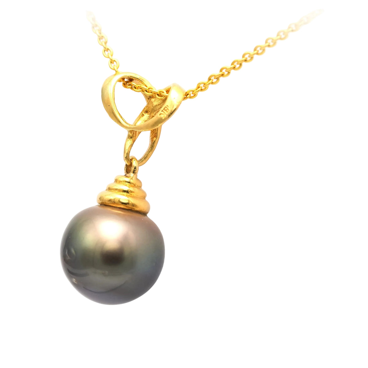 Pendentif en or jaune et perle