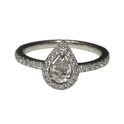Bague Entourage MESSIKA Joy en or blanc et diamants