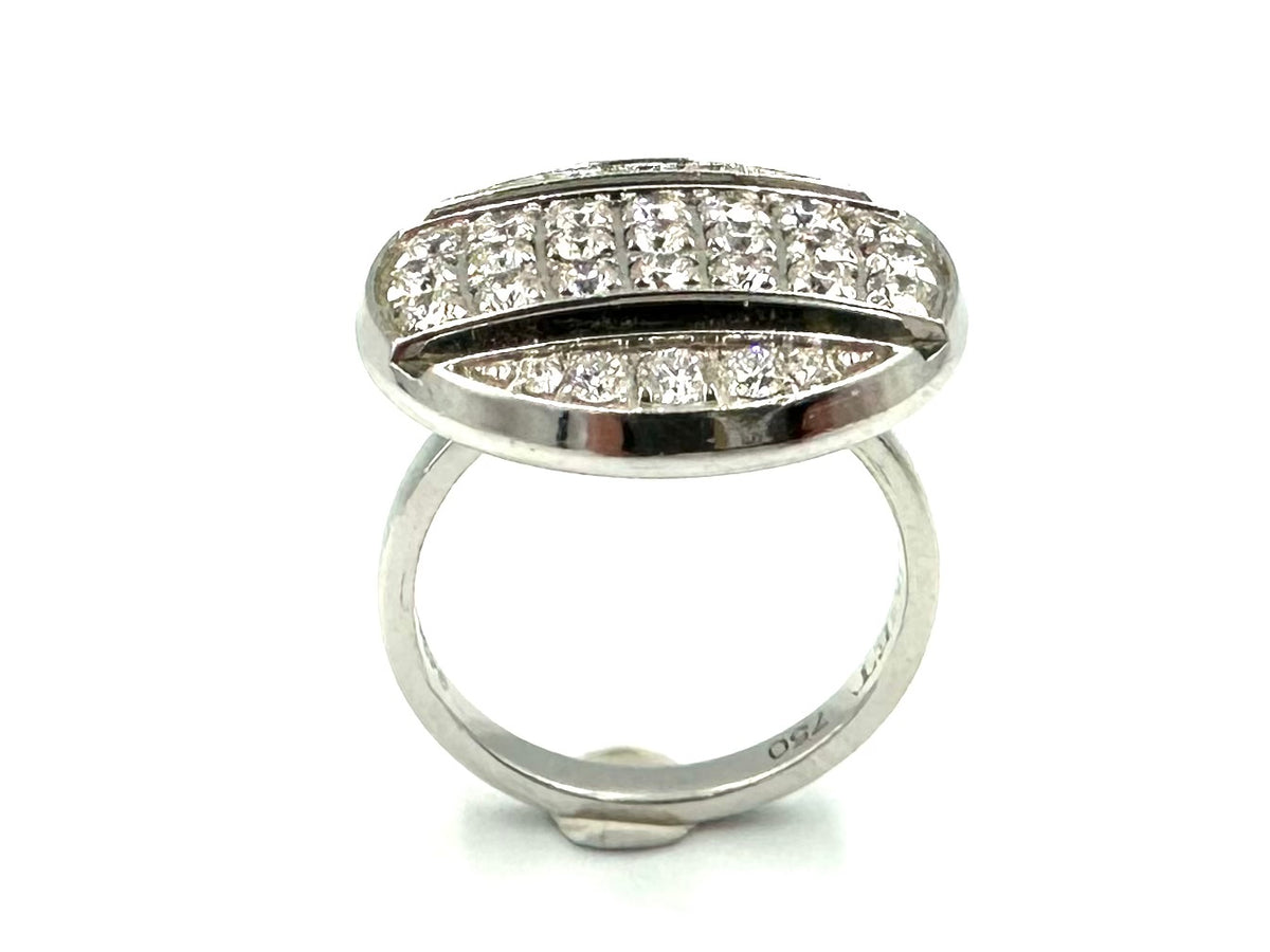 Bague Cocktail CHAUMET Class One Croisière en or blanc et diamants