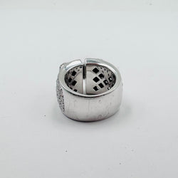 Bague Bandeau CHAUMET "Liens XL" en or blanc et diamants