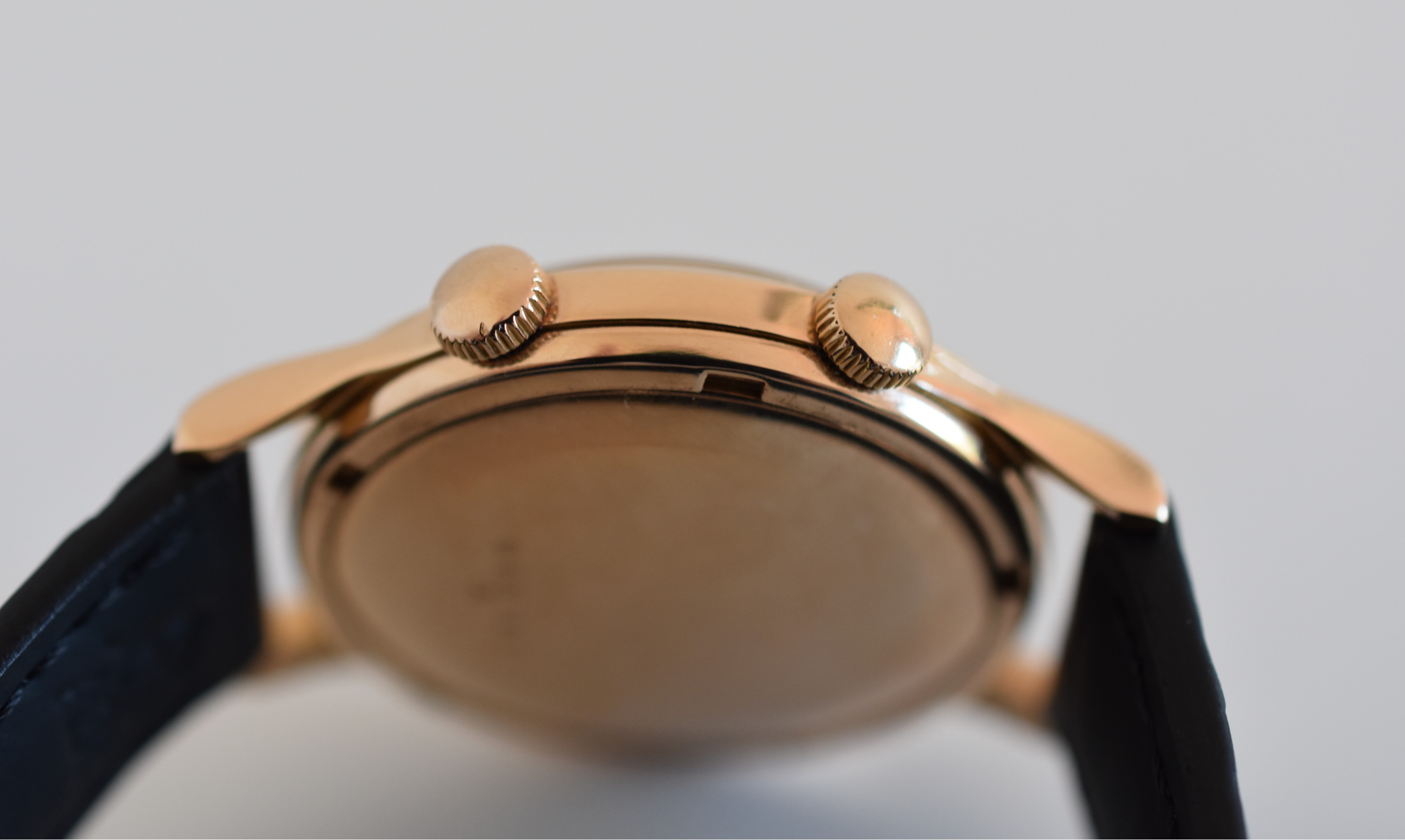 Jaeger-LeCoultre Mémovox Réveil, Calibre P489/1, Or rose 18 carats, 1955