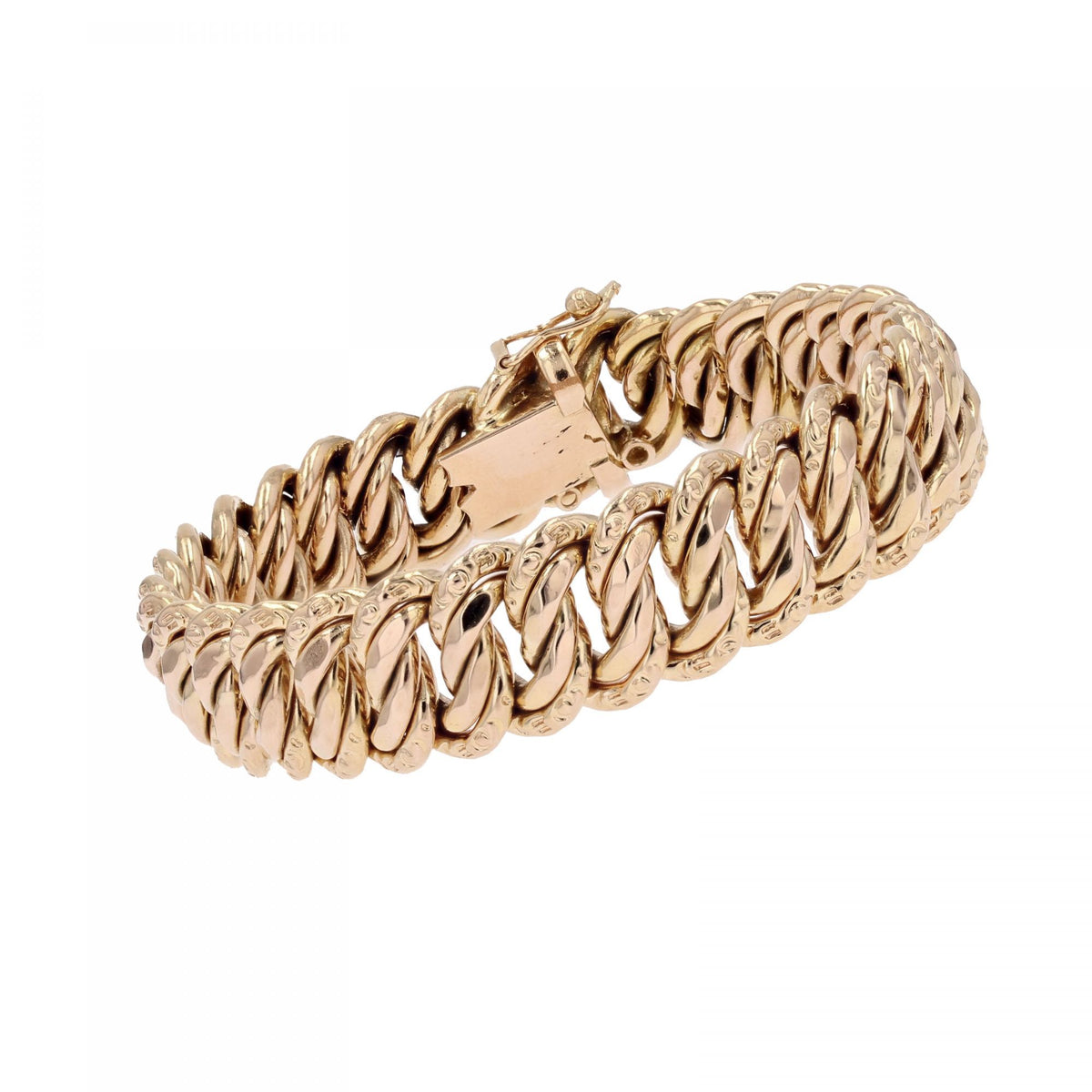 Bracelet Maille en or rose