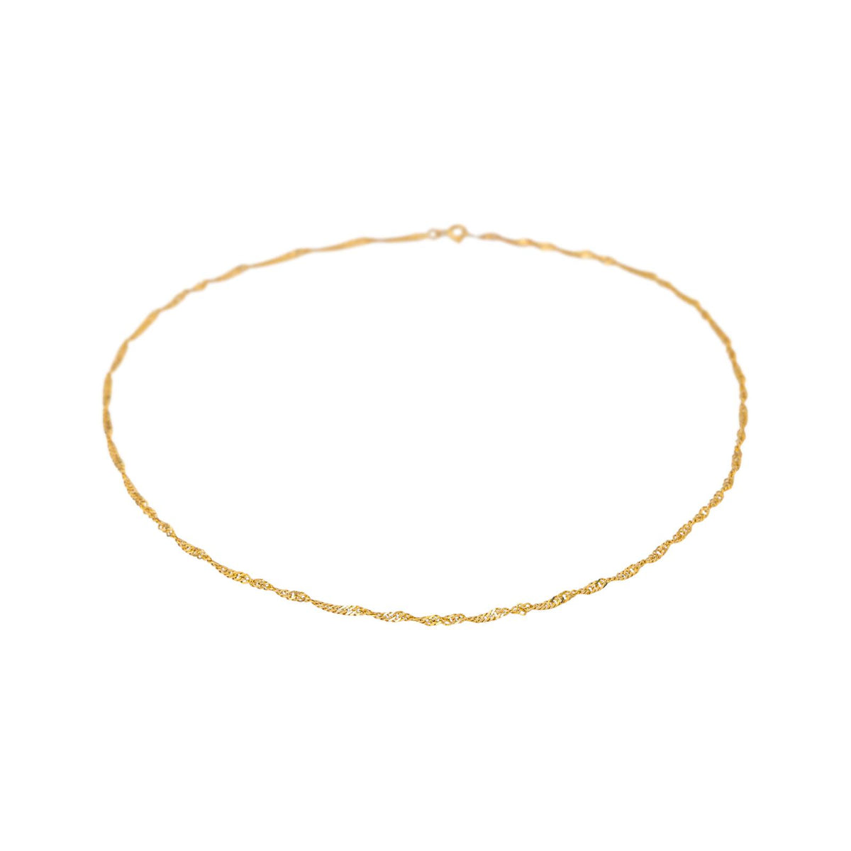 Collier Maille torsadée Or jaune