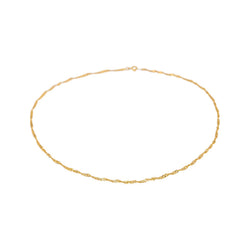 Collier Maille torsadée Or jaune