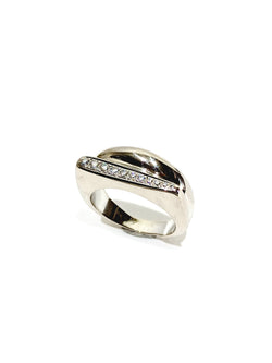 Bague FRED "Success" en or blanc et diamants