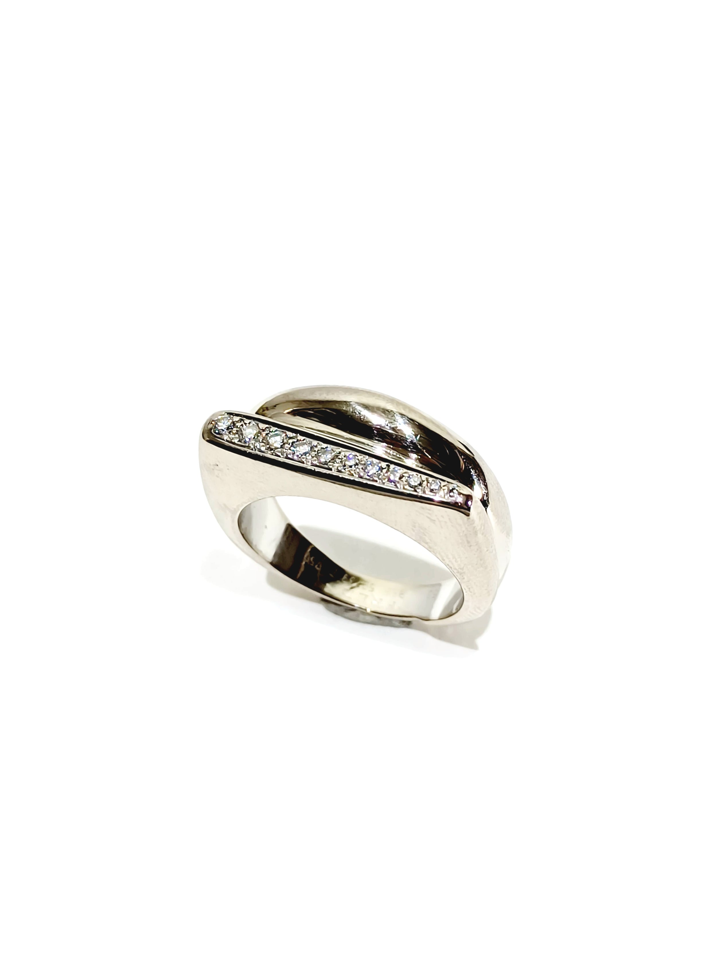 Bague FRED "Success" en or blanc et diamants