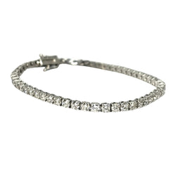 Bracelet Ligne en or blanc et diamants