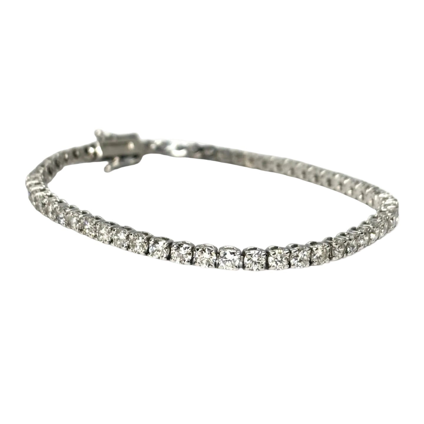 Bracelet Ligne en or blanc et diamants