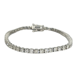 Bracelet Ligne en or blanc et diamants