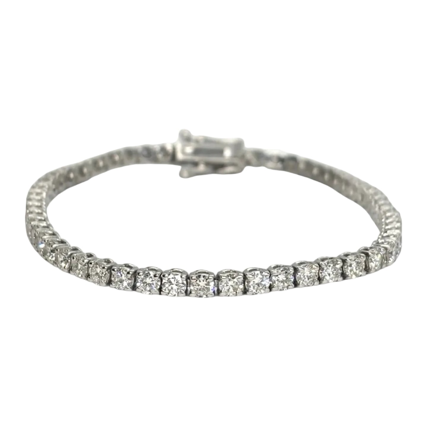 Bracelet Ligne en or blanc et diamants