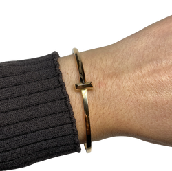 Montre Jonc TIFFANY & CO "Tiffany T" en or rose