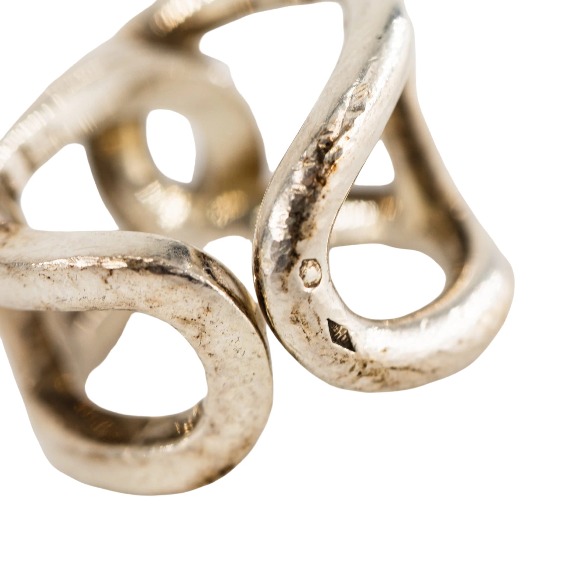 Bague HERMÈS "Cythère" en argent